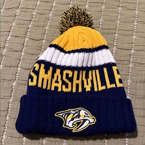 Smashville Adult Pom Beanie - Nashville Predators fans